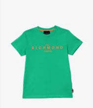 Carica l'immagine nel visualizzatore di Gallery, T-SHIRT RICHMOND BASIC LOGO CENTRALE ARANCIO