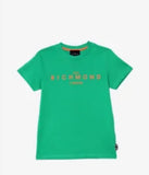 T-SHIRT RICHMOND BASIC LOGO CENTRALE ARANCIO