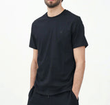 T-SHIRT LYLE & SCOTT BASIC LOGO NERO SU NERO