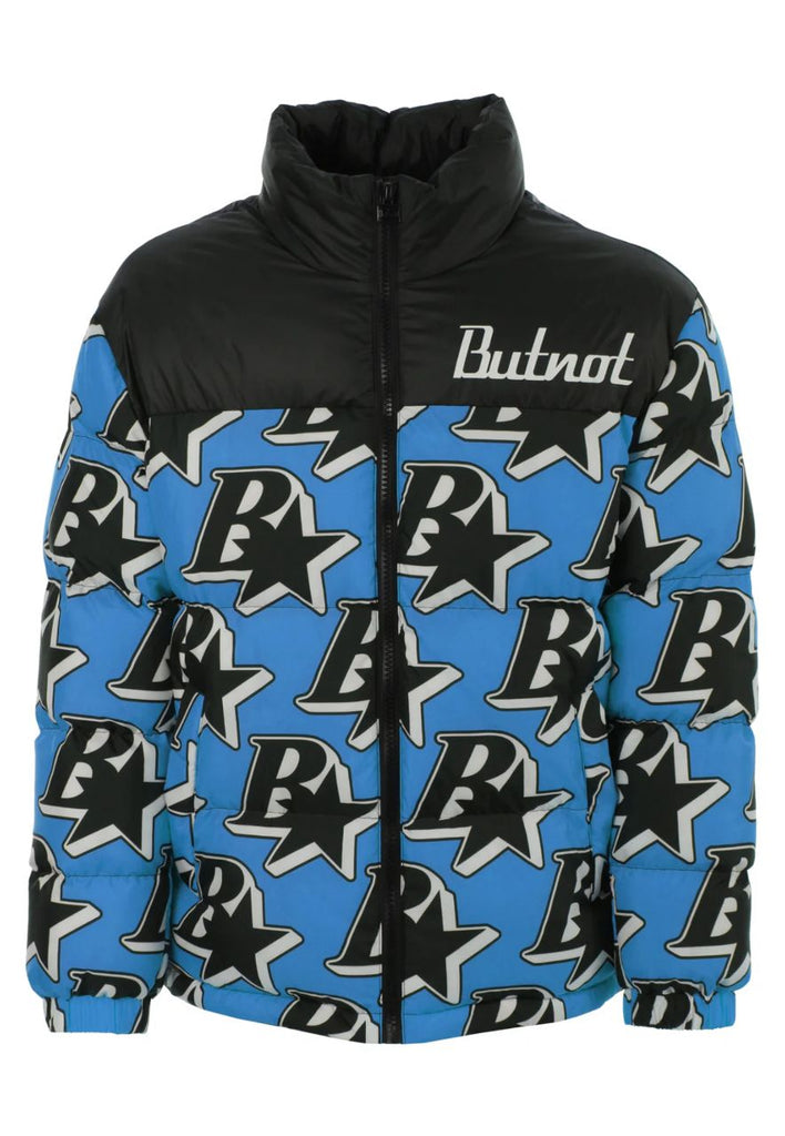 GIUBBINO BUTNOT UOMO PIUMINO CON STELLE E LOGO LATO CUORE