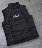 SMANICATO BUTNOT UOMO PIUMINO CON SCRITTA LATO CUORE CERNIERA TRASVERSALE