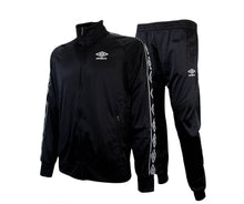 Carica l'immagine nel visualizzatore di Gallery, TUTA COMPLETA UMBRO UNISEX  ACETATA CON ZIP CON BANDA MANICA