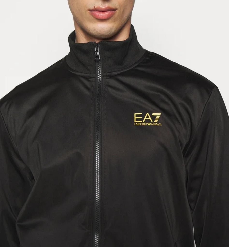 TUTA COMPLETA ARMANI CON ZIP E LOGO LATO CUORE ORO