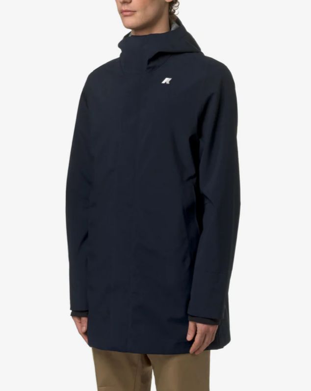 GIUBBINO K-WAY UOMO TERMICO CON COLLETTO E CAPPUCCIO