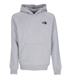FELPA THE NORTH FACE UNISEX FELPATA CON LOGO LATO CUORE E RETRO LOGO GRANDE STAMPATO