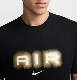 T-SHIRT NIKE CON SCRITTA AIR CENTRALE GRANDE E LOGO PICCOLO CENTRALE