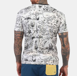 T-SHIRT PLEIN SPORT UOMO COTONE CON SANAVA E LOGO LATO CUORE