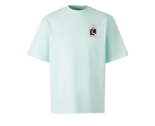 Carica l'immagine nel visualizzatore di Gallery, T-SHIRT CASABLANCA UNISEX COTONE QUADRO CON PAESAGGIO LATO CUORE E RETRO GRANDE