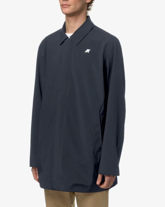 GIUBBINO K-WAY UOMO TERMICO CON COLLETTO ZIP E BOTTONI