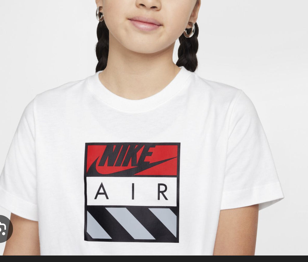 T-SHIRT NIKE QUADRATO CENTRALE CON SCRITTA