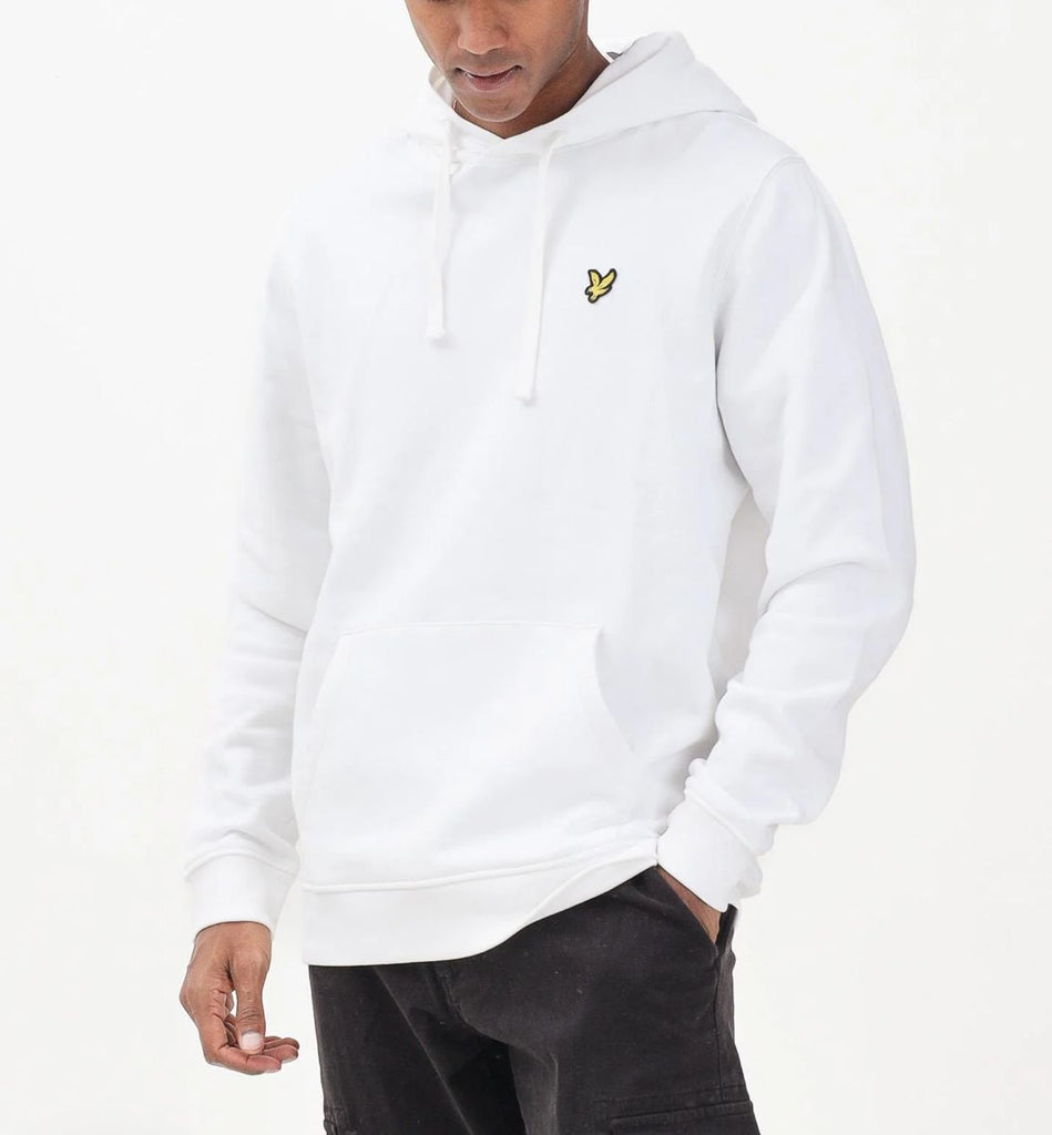 FELPA LYLE & SCOTT UOMO FELPATA CON CAPPUCCIO E LOGO AQUILA LATO CUORE