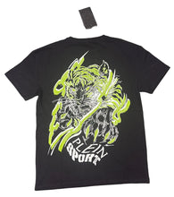 Carica l'immagine nel visualizzatore di Gallery, T-SHIRT PLEIN SPORT CON LOGO LATO CUORE E TIGRE COLORATA RETRO