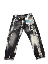 Carica l&#39;immagine nel visualizzatore di Gallery, JEANS CIANOTIC UOMO BAGGY CON SFUMATURA GRIGIA E BOTTONI