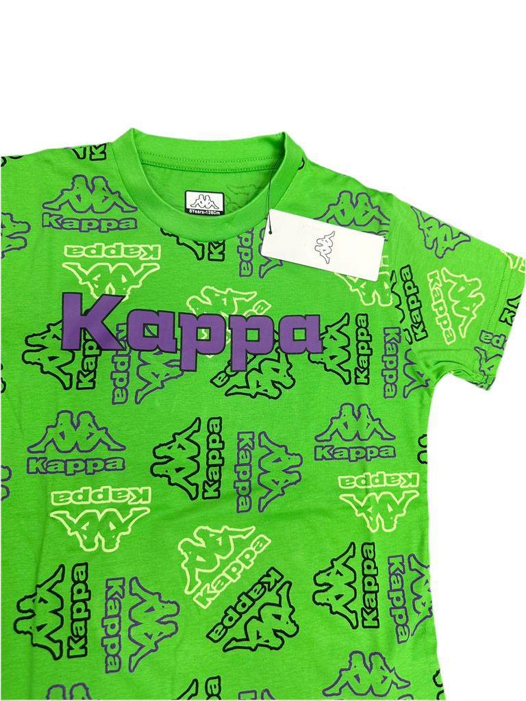 COMPLETINO KAPPA MULTILOGO COLORATO STAMPATO