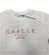 Carica l&#39;immagine nel visualizzatore di Gallery, T-SHIRT GAELLE SCRITTA CENTRALE GRANDE ROSA