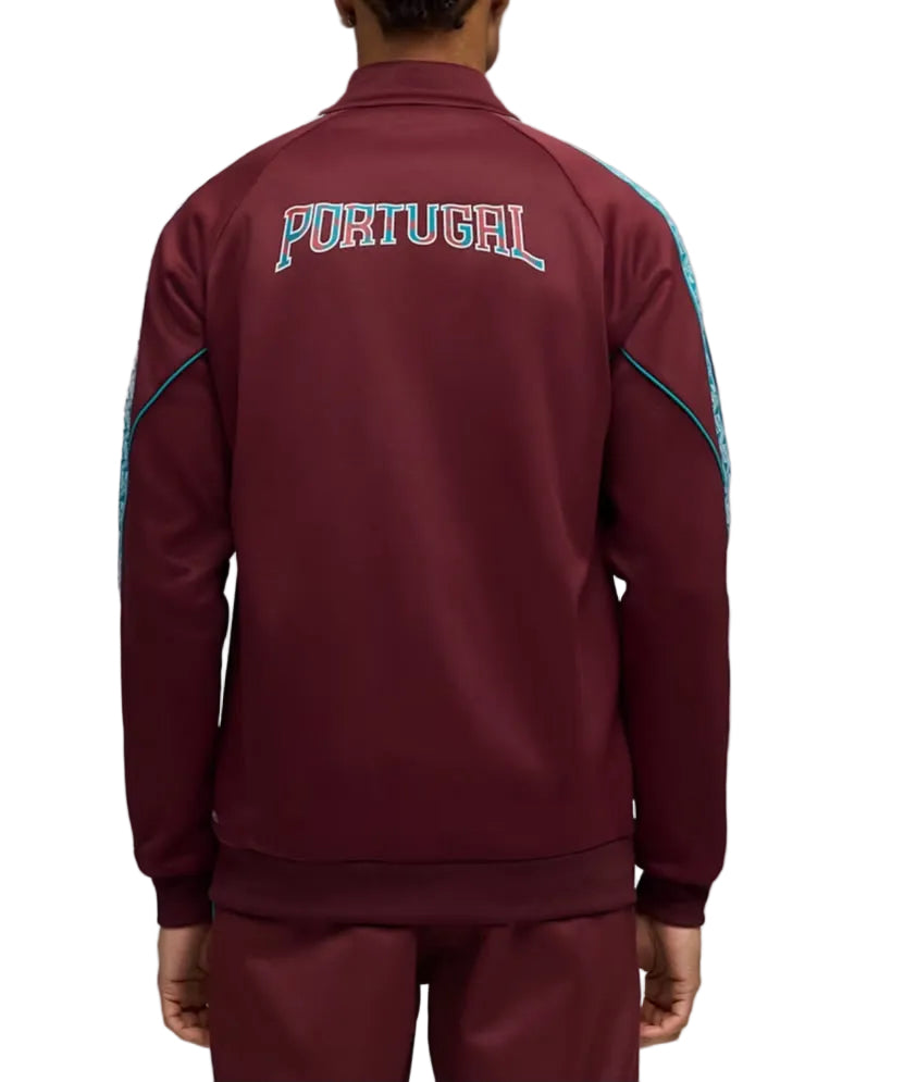TUTA COMPLETA PUMA X PORTOGALLO , BANDE TURCHESI , SENZA CAPPUCCIO