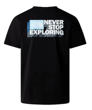 Carica l&#39;immagine nel visualizzatore di Gallery, T-SHIRT THE NORTH FACE LOGO KATO CUORE BASIC , SCRITTA RETRO CON LOGO BLU