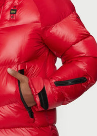 GIUBBINO BLAUER IMBOTTITO DIRITTO CON CERNIERE E STRAPPO  MANICA