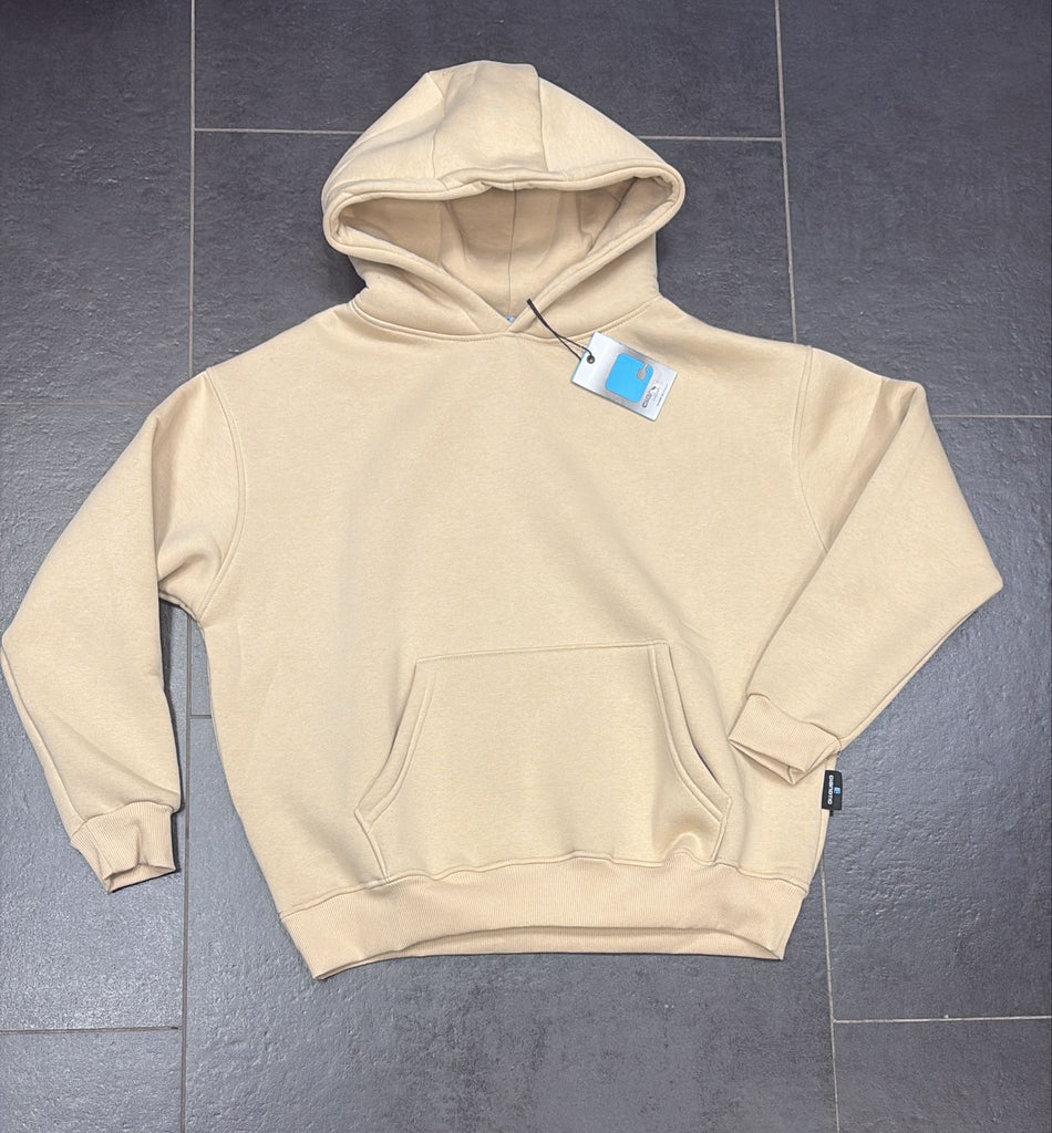 FELPA CIANOTIC UNISEX FELPATA CROP CLASSICA CON CAPPUCCIO