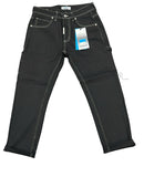 JEANS CIANOTIC UOMO BAGGY CON BOTTONI E CUCITURE BIANCHE