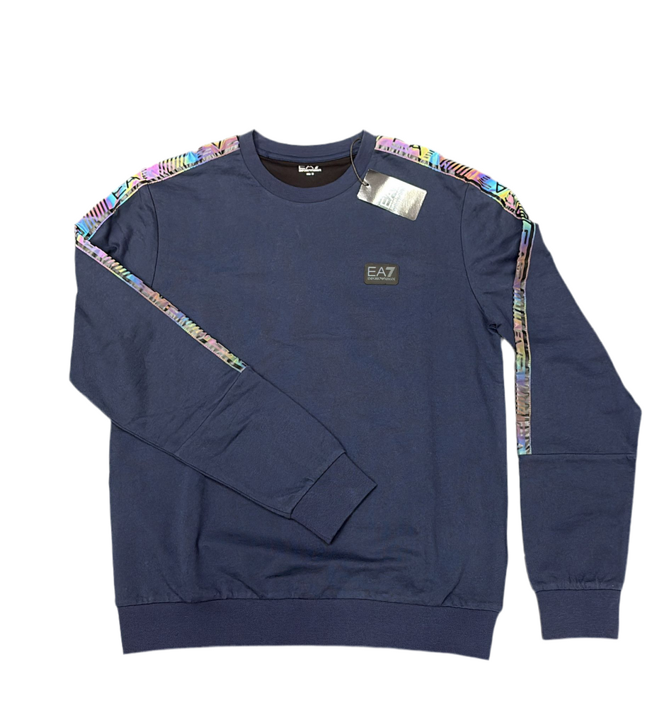 T-SHIRT MANICA LUNGA BANDA RIFLETTENTE EMPORIO ARMANI