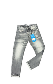 JEANS CIANOTIC UOMO BAGGY SFUMATO E BOTTONI