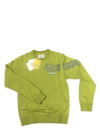 FELPA PACIOTTI UNISEX COTONE CON SIGLA 4US IN GOMMA DAL LATO CUORE ALLA SPALLA