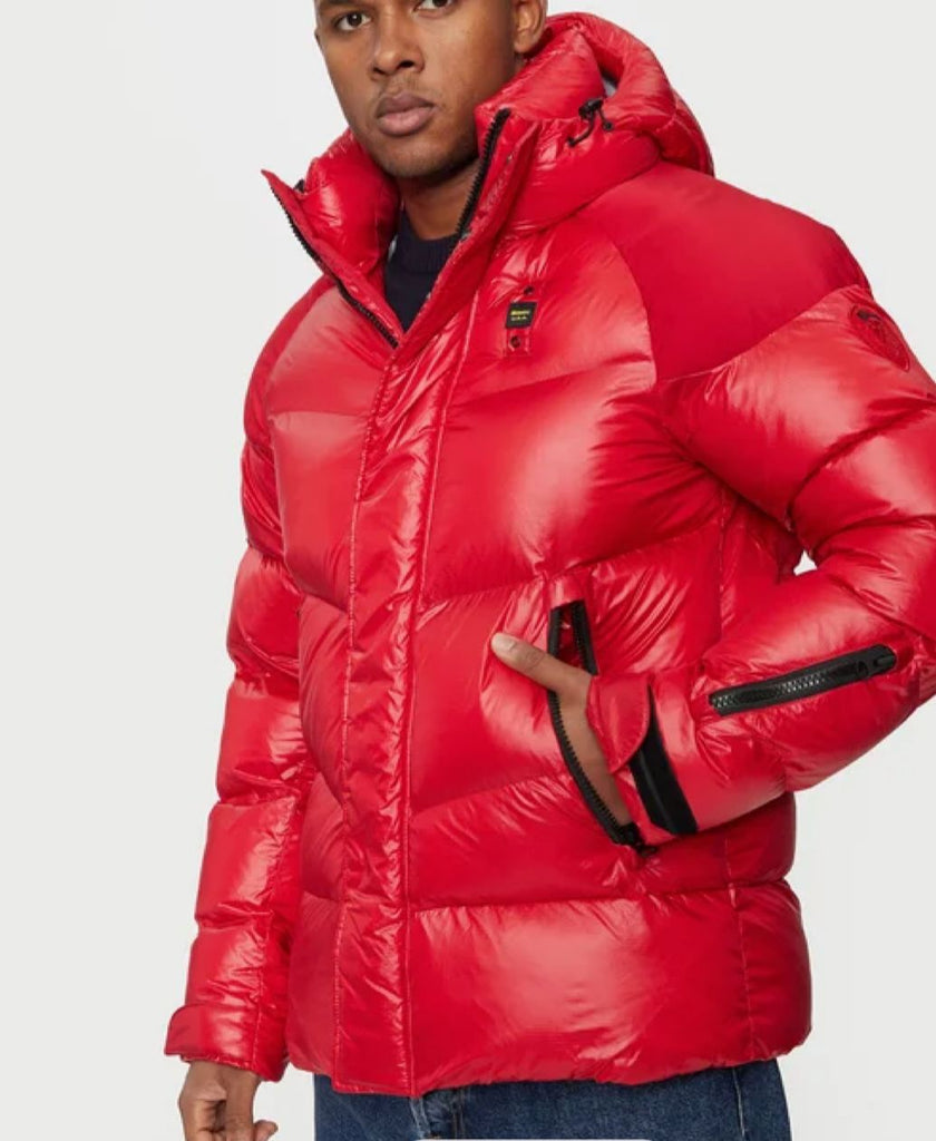 GIUBBINO BLAUER IMBOTTITO DIRITTO CON CERNIERE E STRAPPO  MANICA