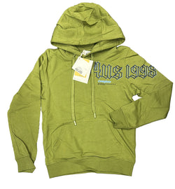 FELPA PACIOTTI UNISEX COTONE  CON CAPPUCCIO E SCRIITA DAL PETTO ALLA MANICA STAMPATA