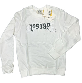 FELPA PACIOTTI UNISEX COTONE CON SCRITTA CENTRALE  CONSUMATA