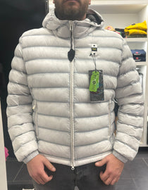 GIUBBINO BLAUER PIUMINO CON STRISCIA DIRITTA GRIGIA