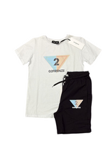 Carica l&#39;immagine nel visualizzatore di Gallery, COMPLETO G2FIRENZE TRIANGOLO COLORATO CENTRALE E SCRITTA CENTRALE