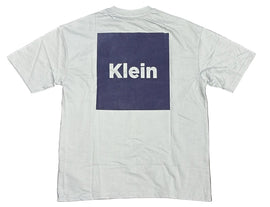 T-SHIRT CALVIN KLEIN CON RIQUADRO CENTRALE E RETRO BLU