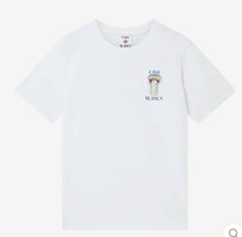 Carica l&#39;immagine nel visualizzatore di Gallery, T-SHIRT CASABLANCA LOGO LATO CUORE E RETRO COLONNA ROMANA