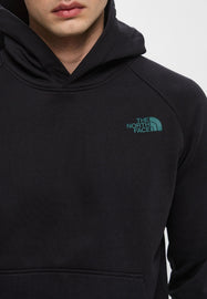 FELPA THE NORTH FACE CON LOGO CUORE E RETRO CON CAPPUCCIO