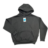 FELPA CIANOTIC UNISEX FELPATA CROP CLASSICA CON CAPPUCCIO