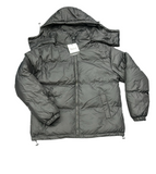 GIUBBINO BUTNOT UOMO PIUMINO CON SCRITTA CAPPUCCIO REMOVIBILE