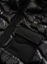 Carica l'immagine nel visualizzatore di Gallery, GIUBBINO BLAUER A ONDA CON LOGO NERO E TASCA LATO CUORE