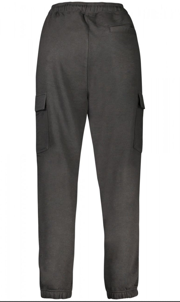 PANTALONE TUTA FILA TASCONI LATERALI LOGO TARGHETTA GAMBA SINISTRA CUCITO