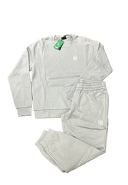 TUTA COMPLETA EA7 UOMO FELPATA , GIROCOLLO, LOGO LATO CUORE E RETRO