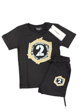 Carica l&#39;immagine nel visualizzatore di Gallery, COMPLETO G2FIRENZE LOGO CERCHIATO IN ORO CENTRALE