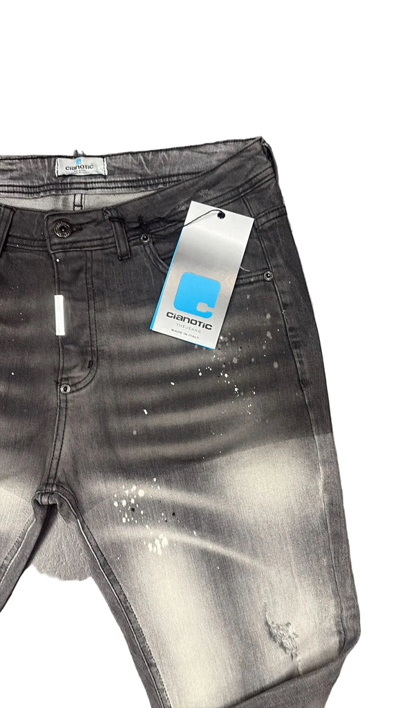 JEANS CIANOTIC FIT ALCARAZ BLACK BICOLORE