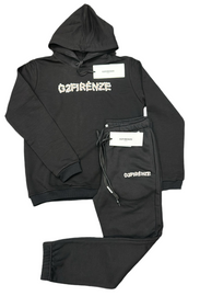 TUTA COMPLETA G2FIRENZE BIMBA SCRITTA CENTRALE STAMPATA A PERLINE