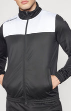 Carica l&#39;immagine nel visualizzatore di Gallery, TUTA COMPLETA KAPPA UOMO ACETATA  BICOLOR BIANCO/NERO