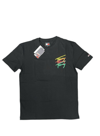 T-SHIRT TOMMY HILFIGER CON SCRITTA COLORATA LATO CUORE E RETRO GRANDE