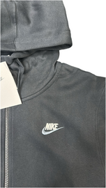 TUTA COMPLETA NIKE UNISEX  FELPATA CON CAPPUCCIO, ZIP E BAFFO  GRIGIO LATO CUORE