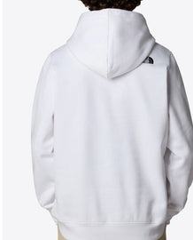 FELPA THE NORTH FACE CON CAPPUCCIO CON SCRITTA NERA CENTRALE