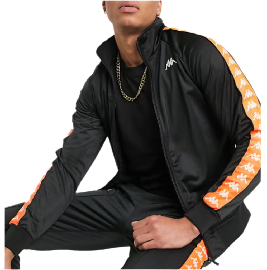 TUTA COMPLETA KAPPA CON BANDA ARANCIONE