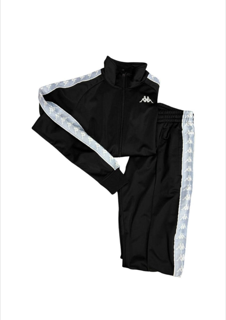 TUTA COMPLETA KAPPA UNISEX ACETATA CON BANDA CELESTE