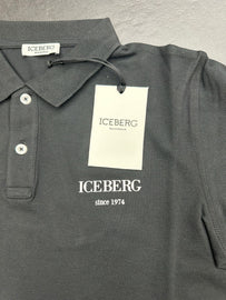 POLO ICEBERG LOGO LATO CUORE E BORDO MANICA BIANCO